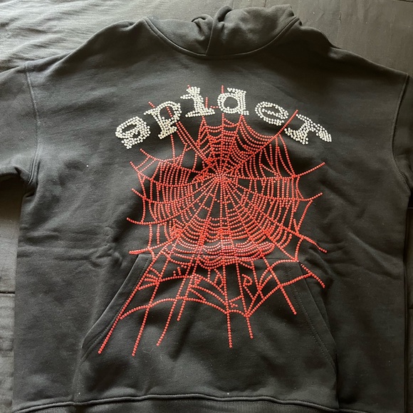 Sp5der Other - Sp5der Hoodie OG rhinstone